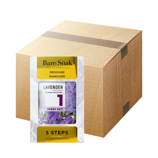 NuRevolution Deluxe 5 bước chăm sóc móng chân - Hoa oải hương