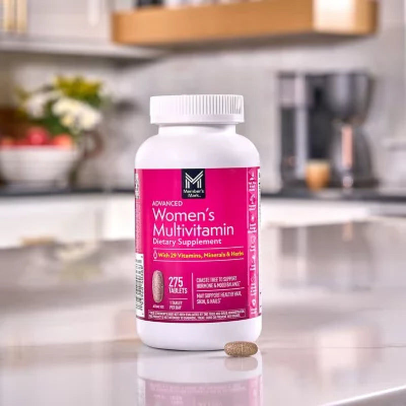 Member'S Mark Advanced Women'S Multivitamin Tablets, 275 Ct.