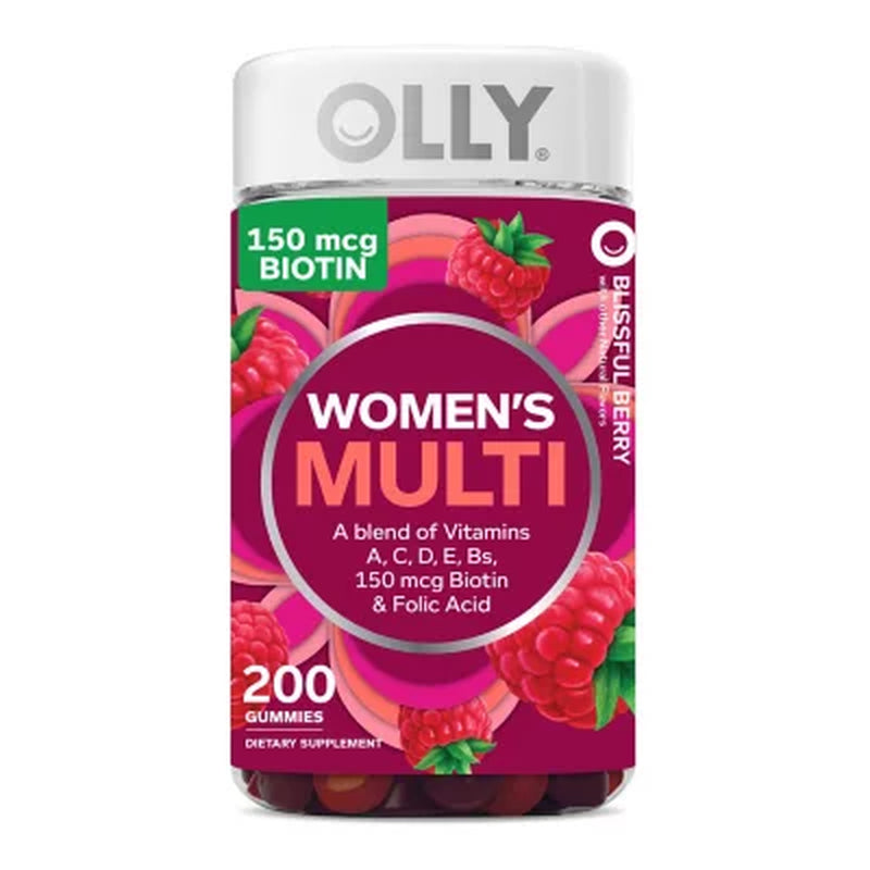 OLLY Women'S Health & Immune Support Multivitamin Gummies, 200 Ct.