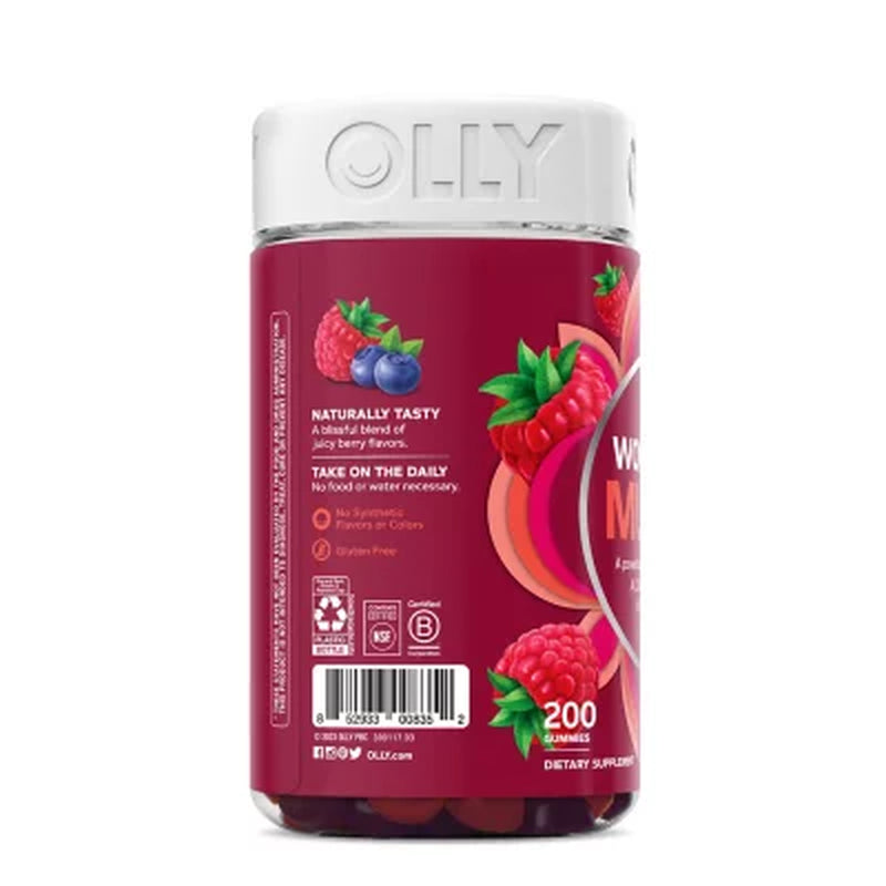 OLLY Women'S Health & Immune Support Multivitamin Gummies, 200 Ct.