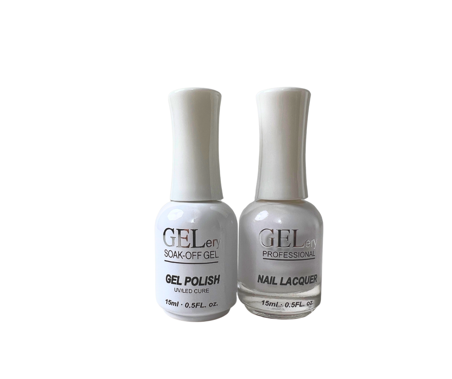 GELery Gel Duo - White on white