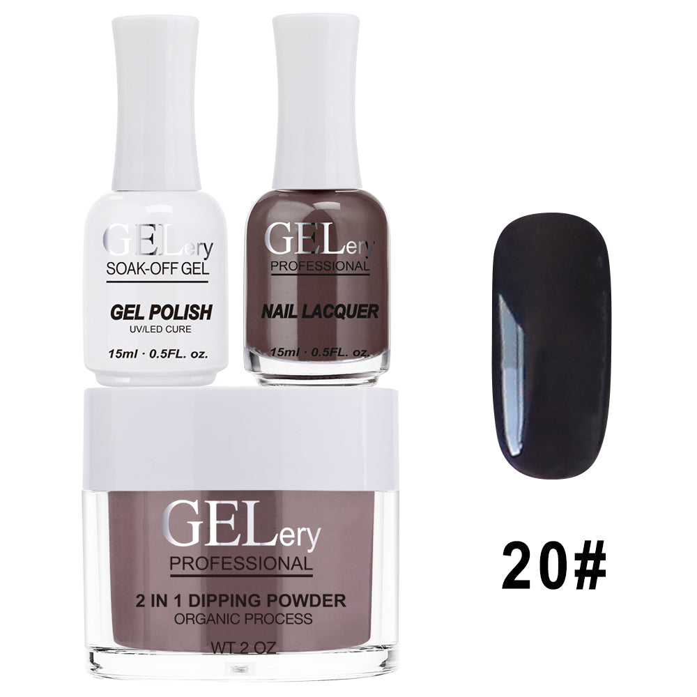 Bộ ba GELery 3 trong 1 - Gel, Sơn mài &amp; Nhúng - #020