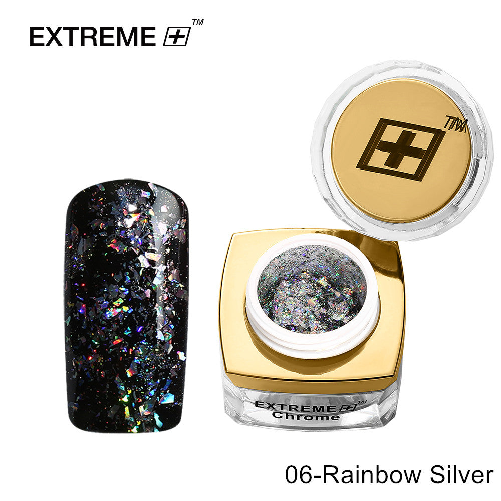 Phấn phủ EXTREME+ Chrome #06 Rainbow Silver