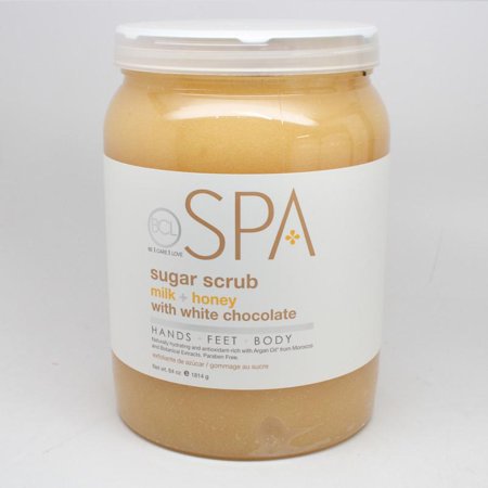 BCL Spa Sugar Scrub Milk + Honey with White Chocolate 64oz