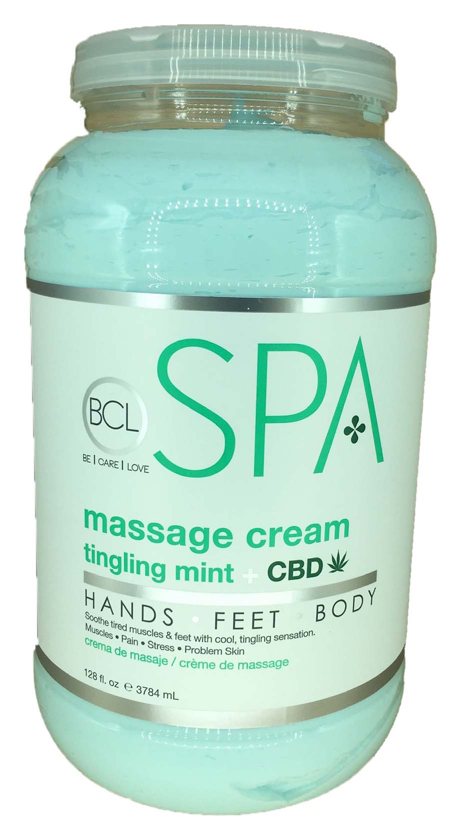 Kem mát-xa BCL Spa Hương bạc hà dịu nhẹ (128 oz)