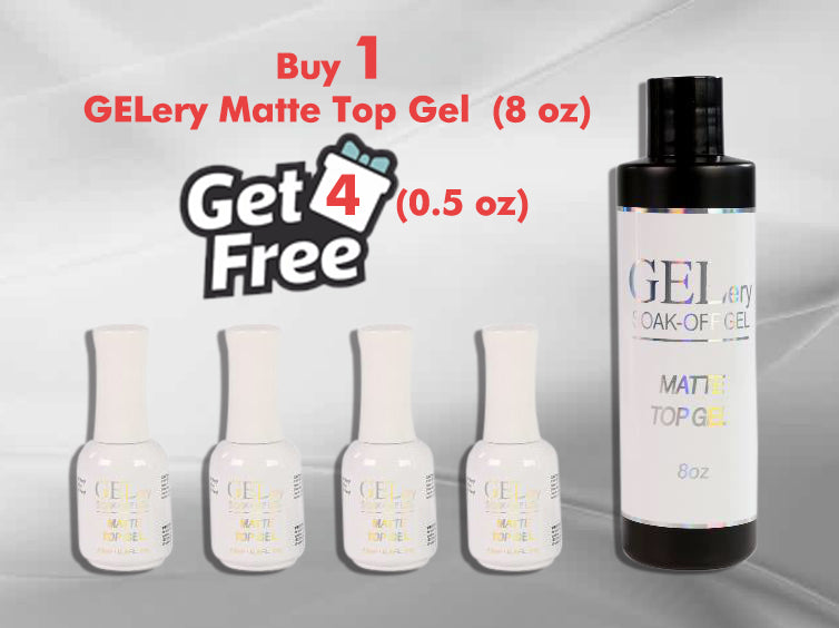 GELery MATTE Top Gel Refill 8oz