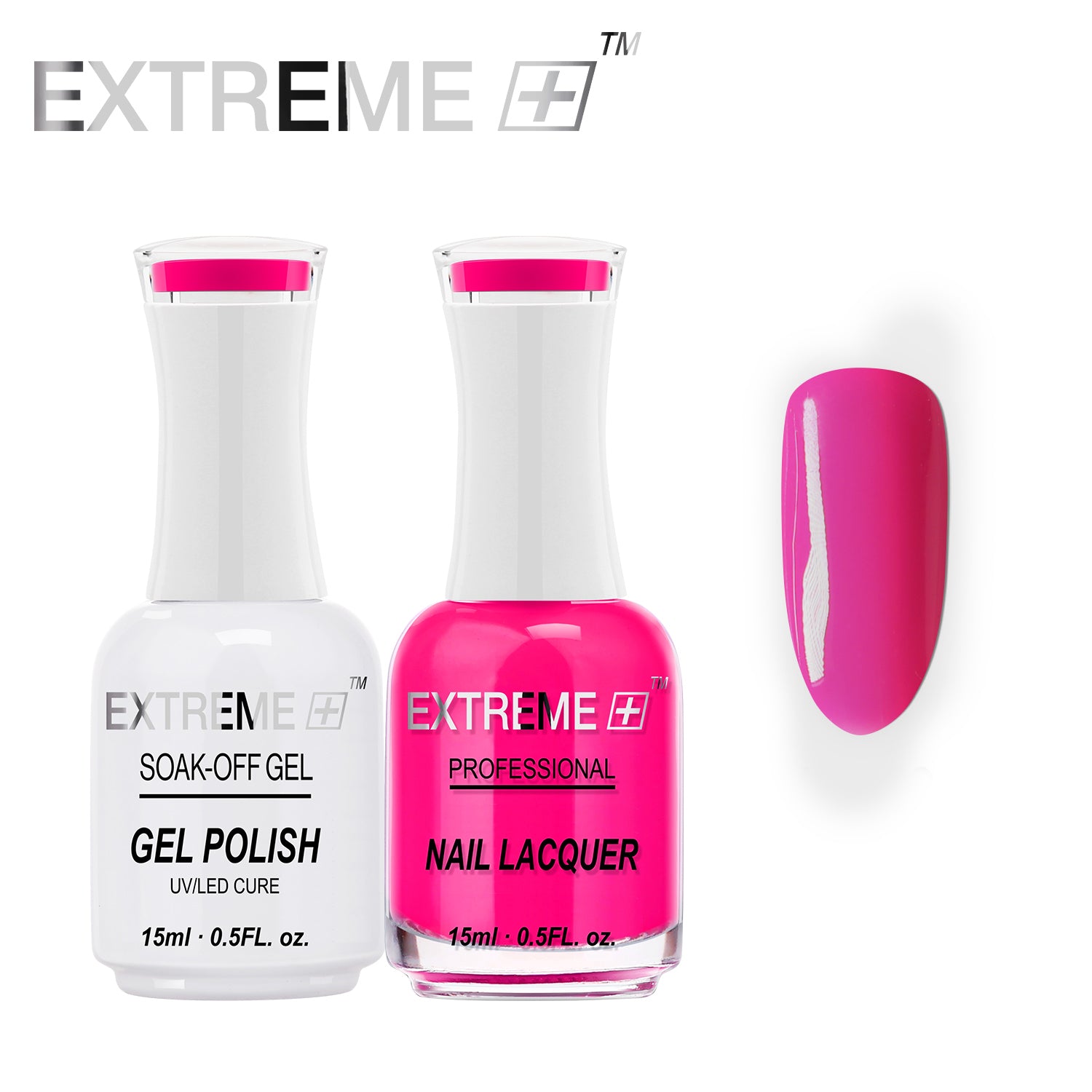 Sơn mài kết hợp gel EXTREME+ (Bộ đôi) - Hồng hồng 