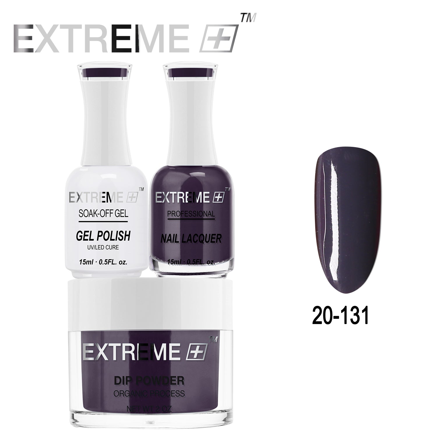 Bộ Combo 3 trong 1 EXTREME+ All-in-One - Bột Nhúng, Sơn Gel và Sơn Móng #020