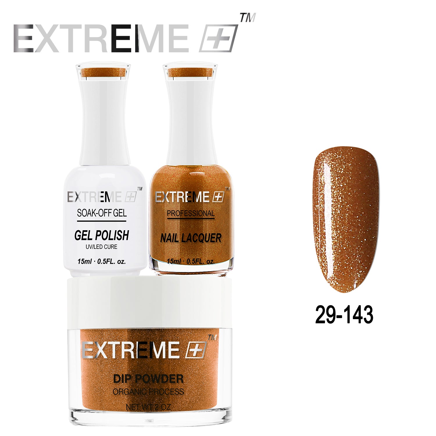 Bộ Combo 3 trong 1 EXTREME+ All-in-One - Bột Nhúng, Sơn Gel và Sơn Móng #029