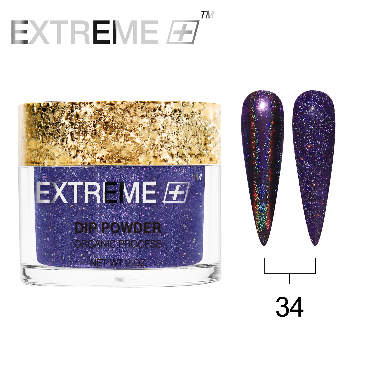 Phấn phủ Chrome EXTREME+ Holo - #034