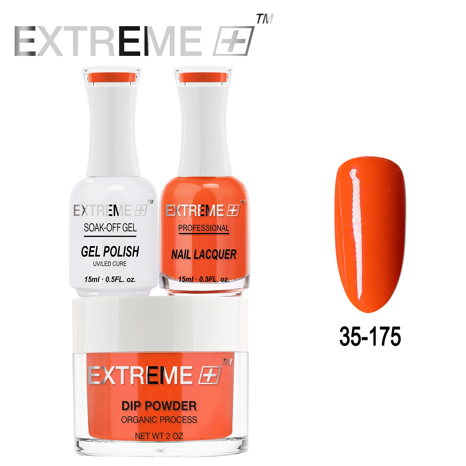 Bộ combo 3 trong 1 tất cả của EXTREME+ - Bột nhúng, sơn gel và sơn móng tay #035