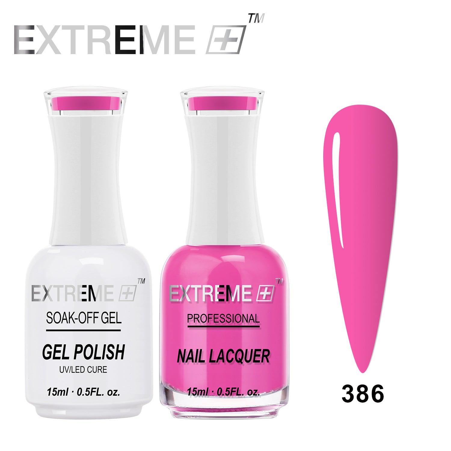 Sơn mài kết hợp gel EXTREME+ (Bộ đôi) - #386 