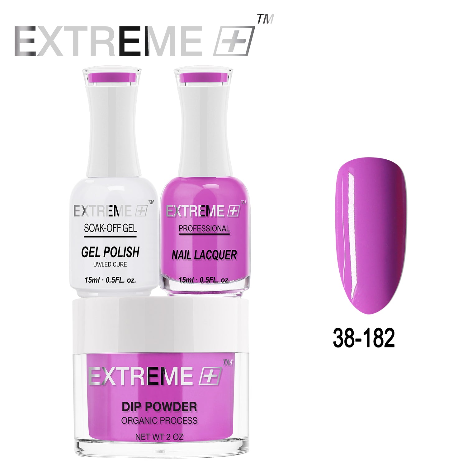 Bộ Combo 3 trong 1 EXTREME+ All-in-One - Bột Nhúng, Sơn Gel và Sơn Móng #038