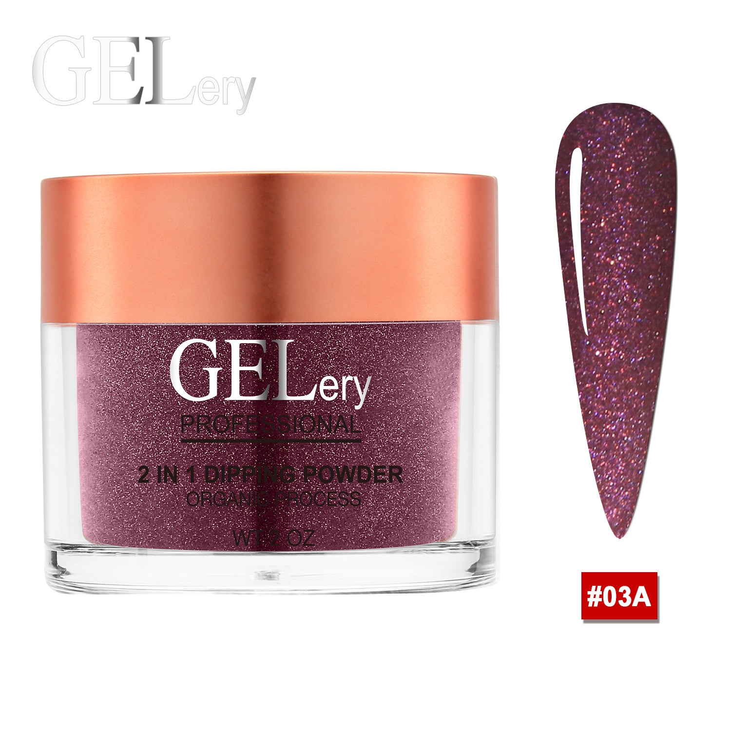 GELery 2 in 1 Acrylic &amp; Dipping Ombre 2 oz - 3A