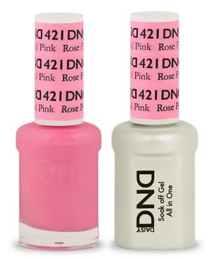 DND - Gel &amp; Lacquer #421 Rose Petal Pink