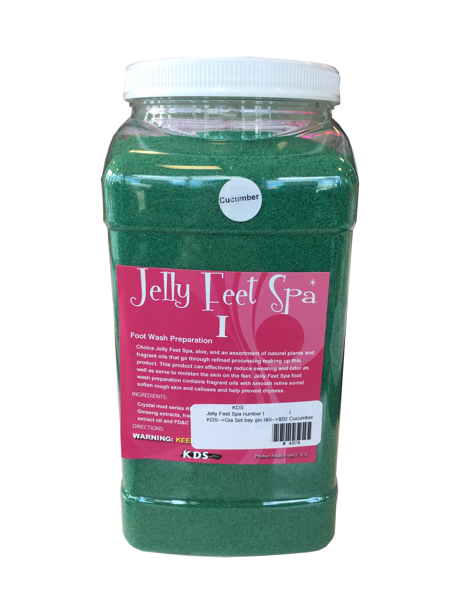 KDS Jelly Feet Spa Số I - Dưa chuột