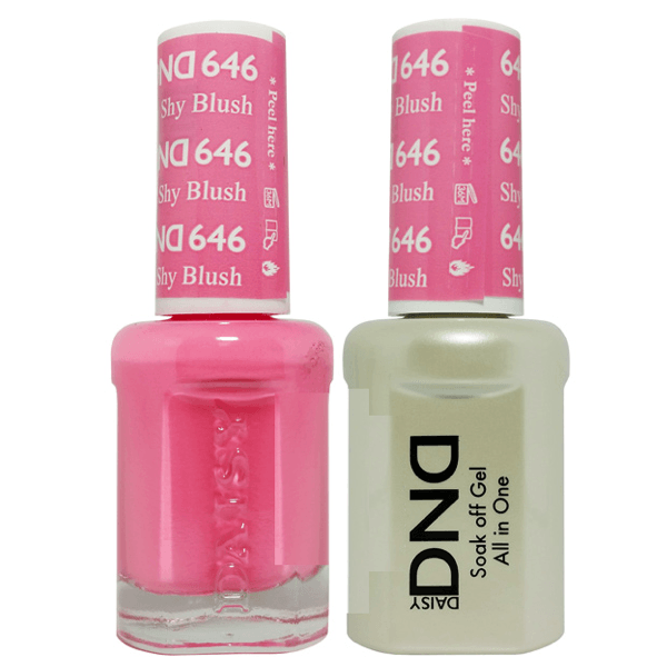 DND - Gel &amp; Lacquer #646 Shy Blush