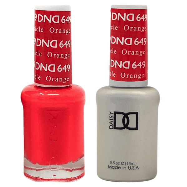 DND - Gel &amp; Lacquer # 649 Orange Creamsicle