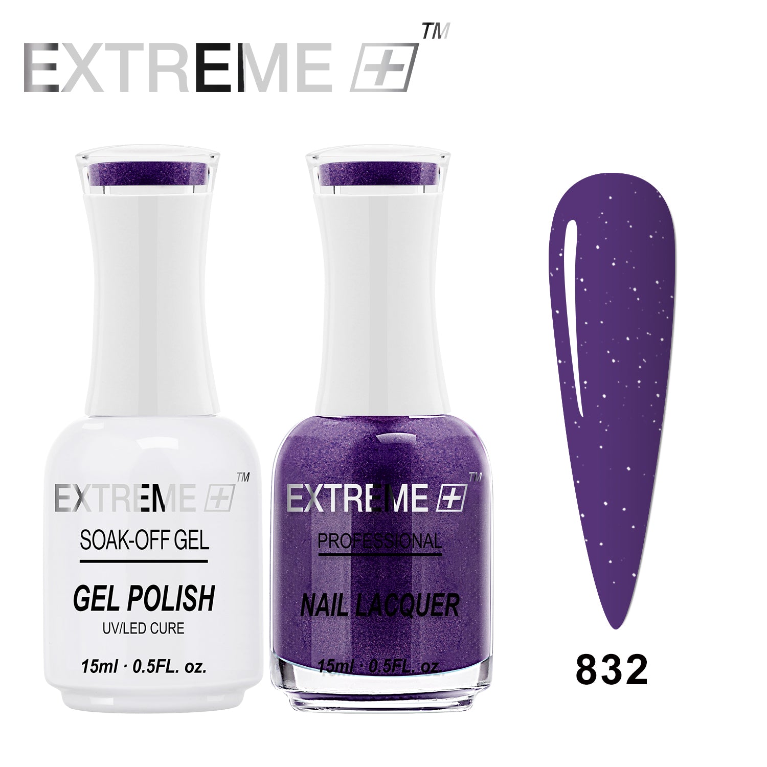 Sơn mài kết hợp gel EXTREME+ (Bộ đôi) - #832 