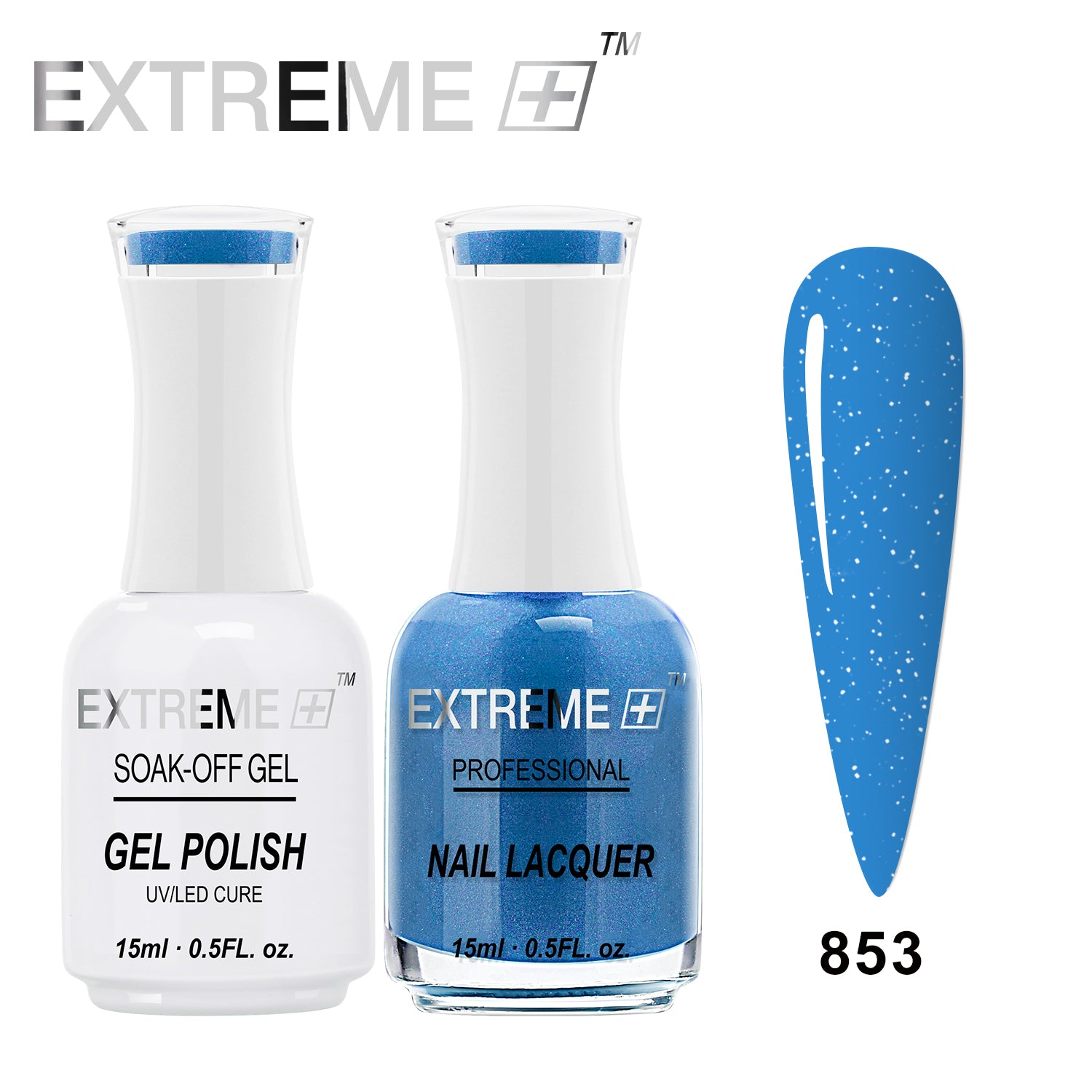 Sơn mài kết hợp gel EXTREME+ (Bộ đôi) - #853 