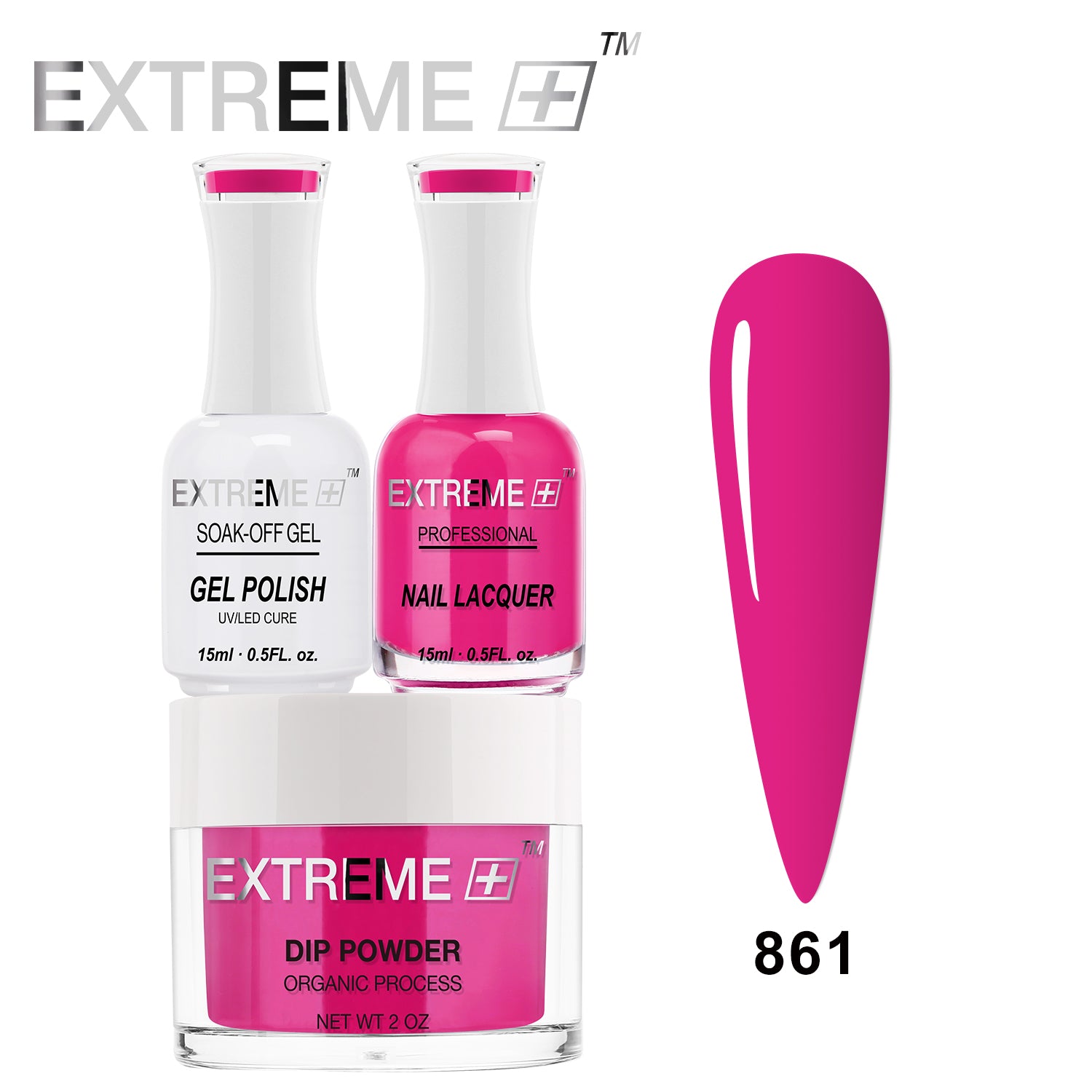 Bộ Combo EXTREME+ 3 trong 1 - Gel, Sơn mài &amp; Nhúng - #861