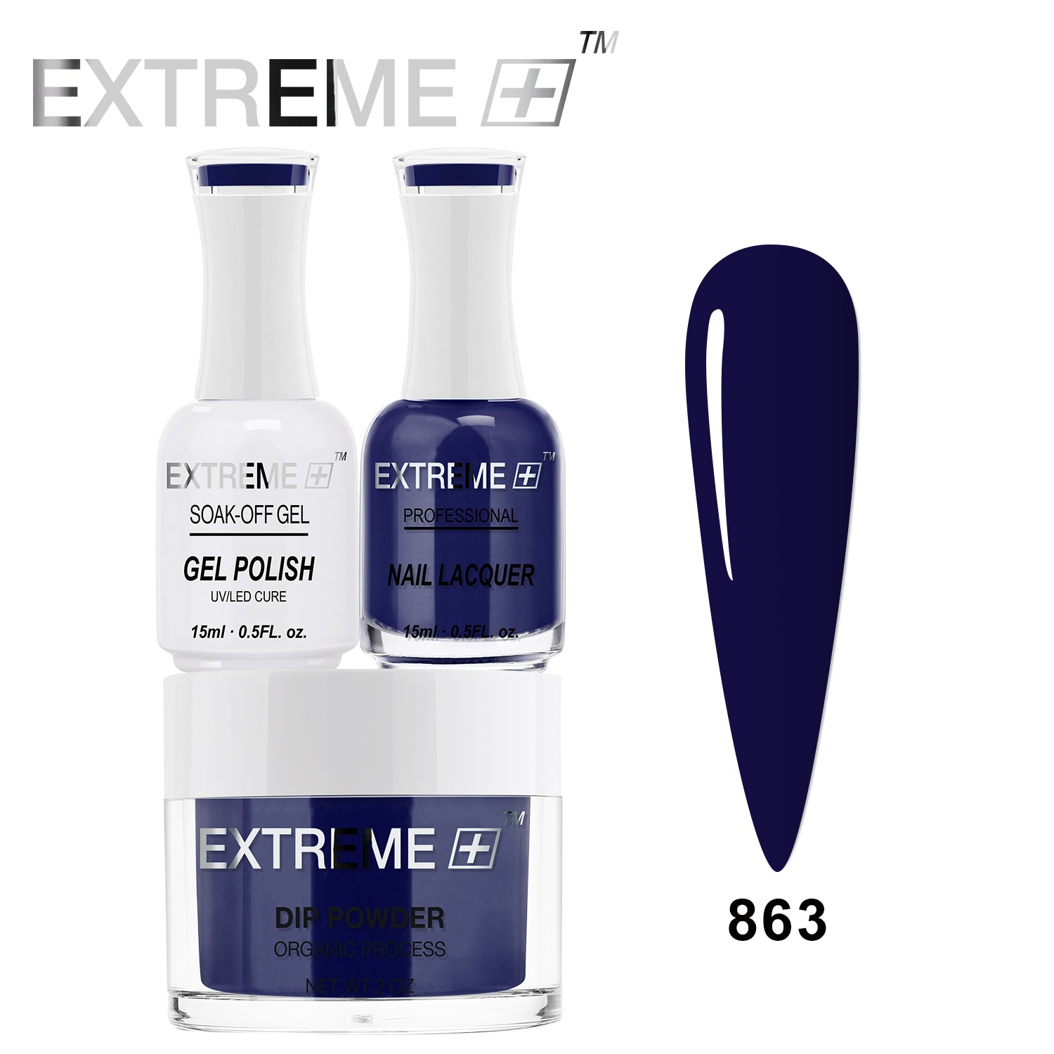 Bộ Combo EXTREME+ 3 trong 1 - Gel, Sơn mài &amp; Nhúng - #863