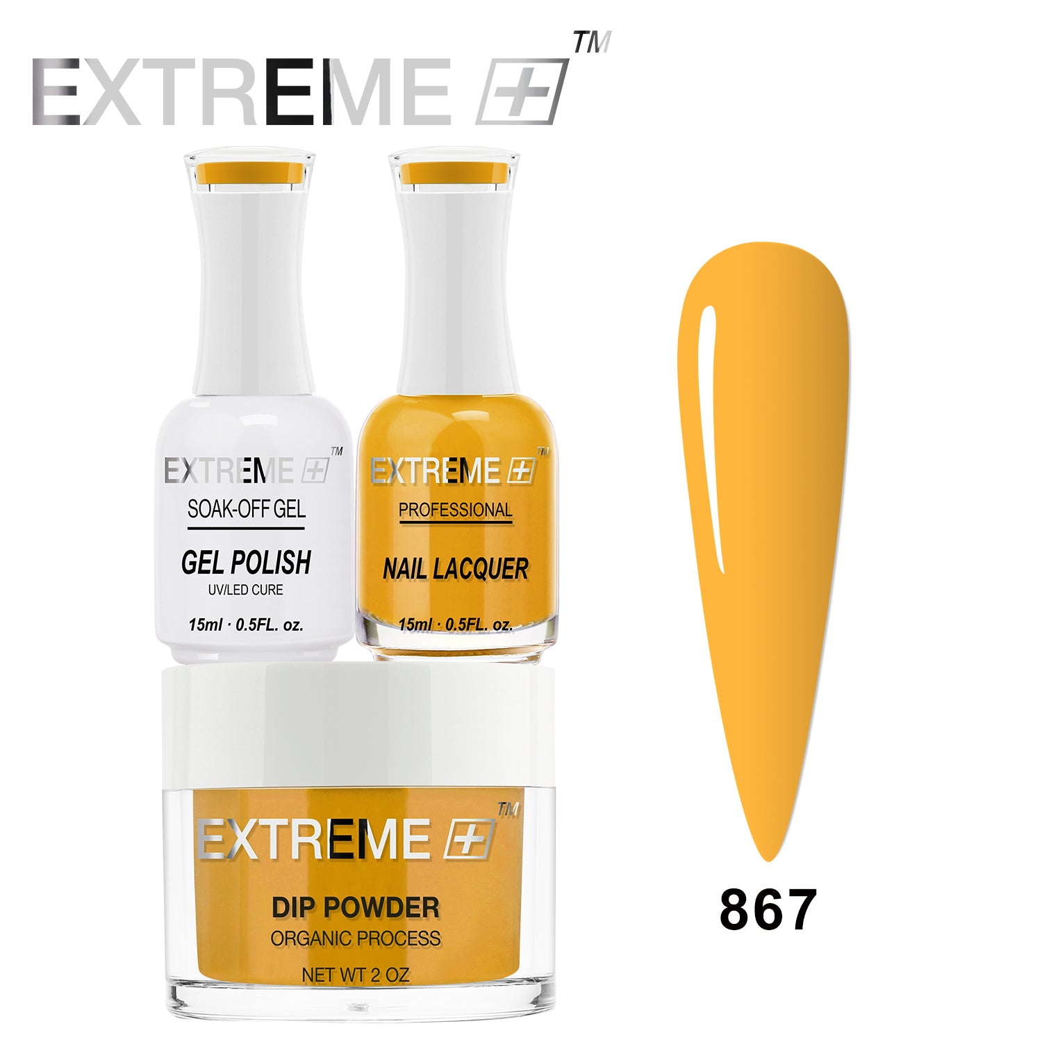 Bộ Combo EXTREME+ 3 trong 1 - Gel, Sơn mài &amp; Nhúng - #867