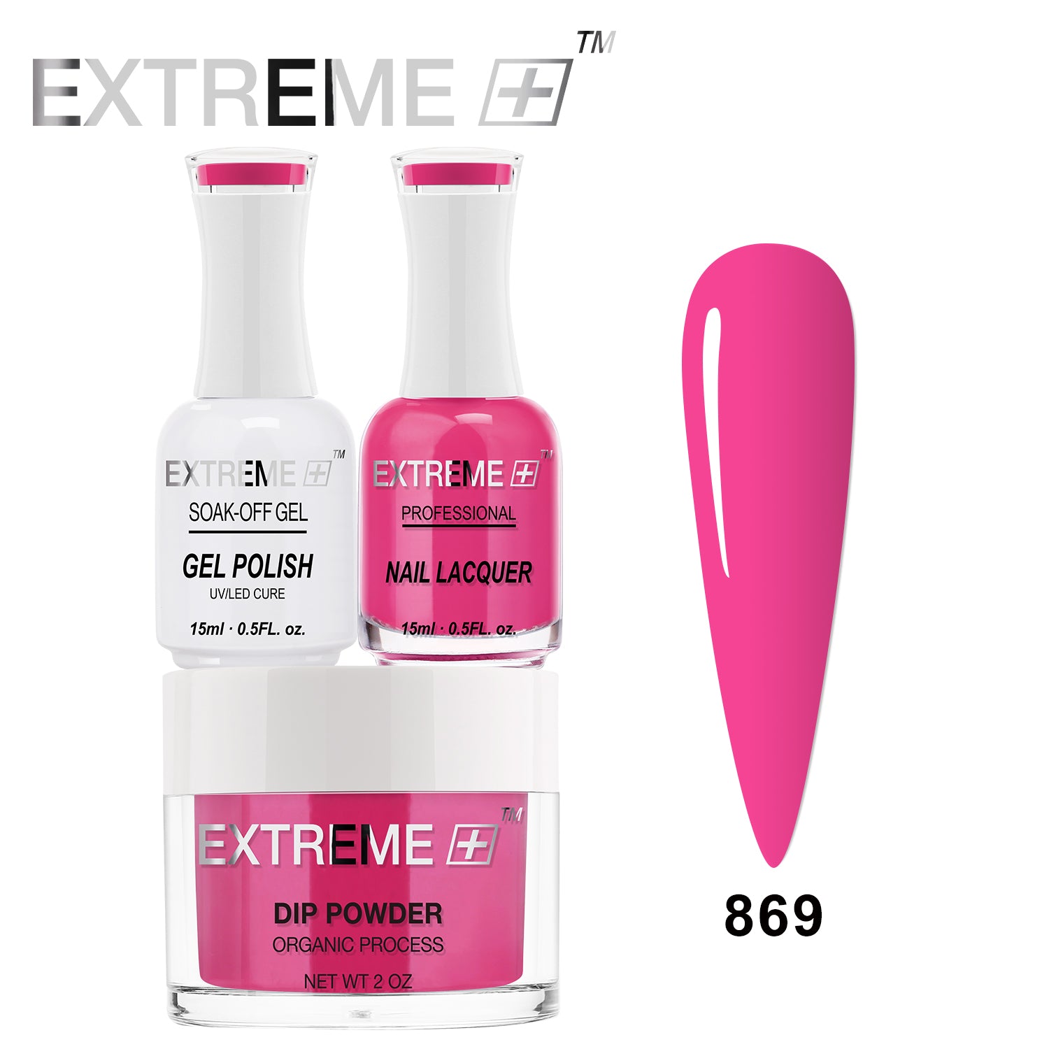 Bộ Combo EXTREME+ 3 trong 1 - Gel, Sơn mài &amp; Nhúng - #869