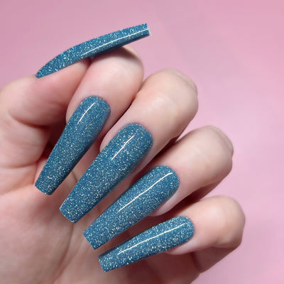 Kiara Sky Diamond FX Glitter Gel - GFX107 SO INTO BLUE