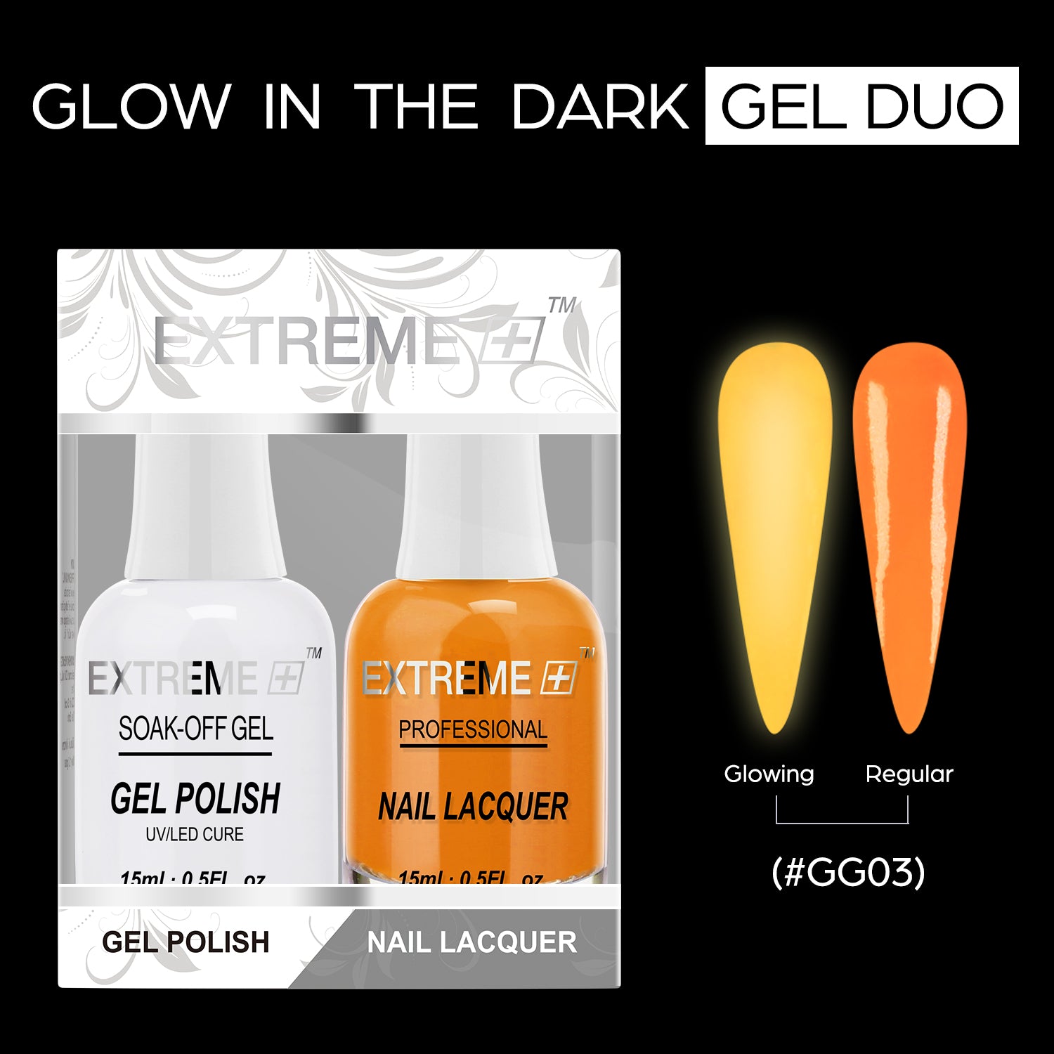 EXTREME+ Glow in the Dark Gel Matching Lacquer - #003