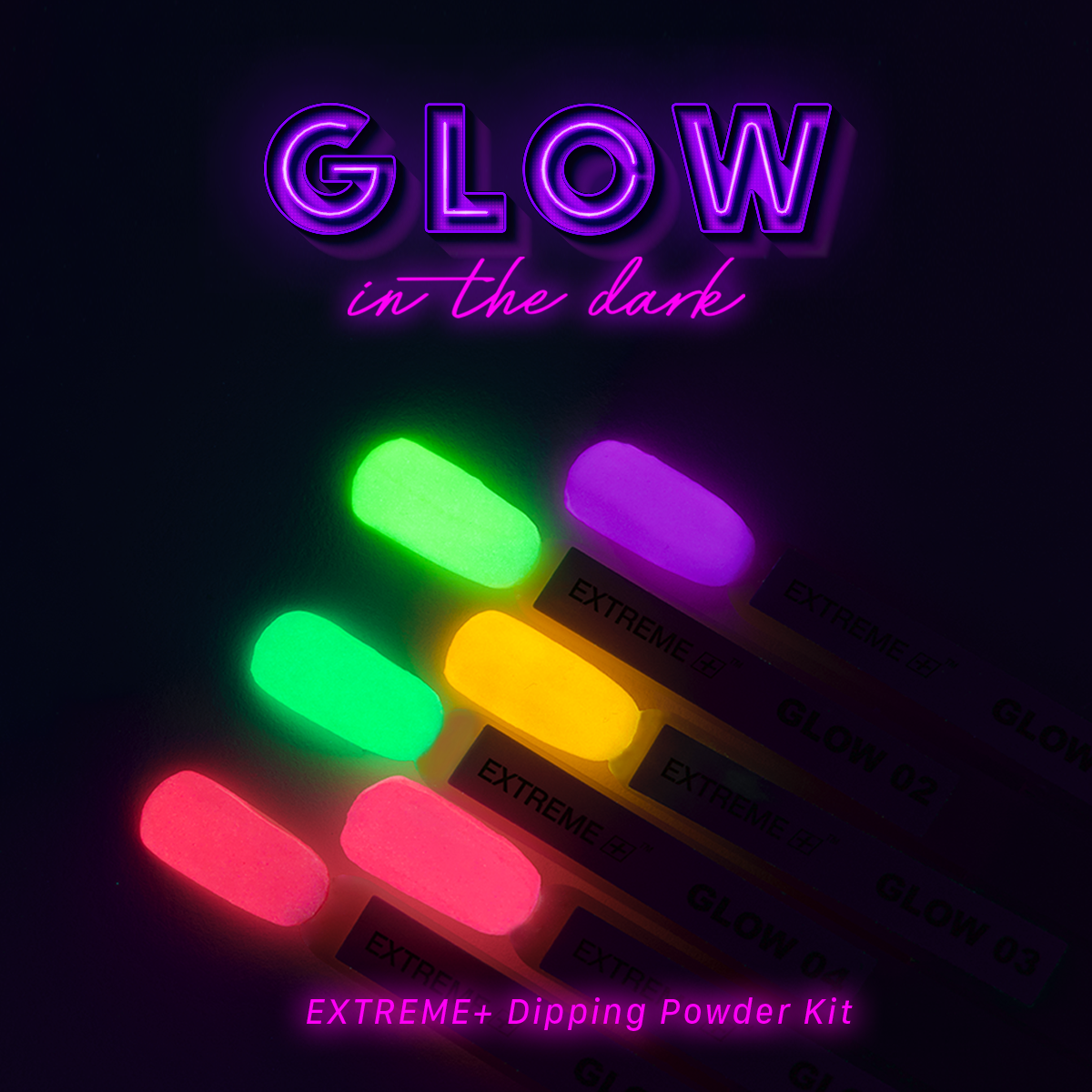 Bộ phấn phủ EXTREME+ Glow in the Dark