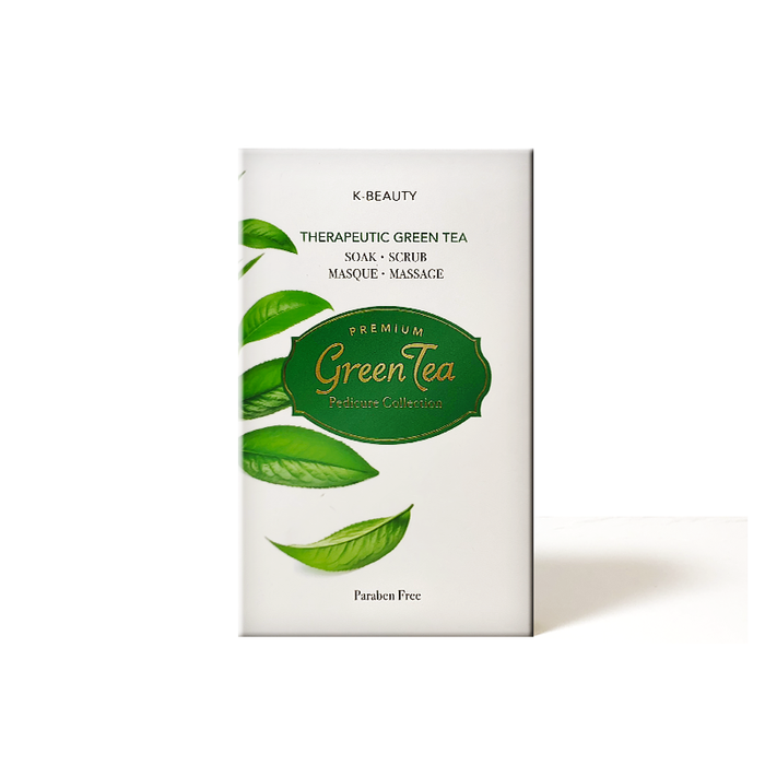 Bộ sản phẩm chăm sóc móng chân cao cấp Codi K-Beauty Deluxe 4 bước - Trà xanh - Hộp 120