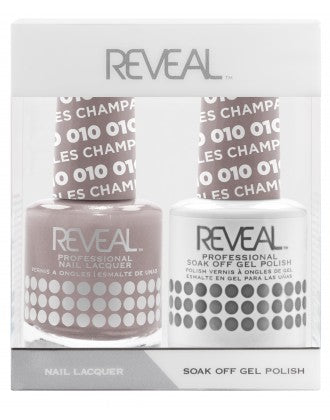 Bộ đôi sơn bóng và gel Reveal - 010 Champagne Bubbles