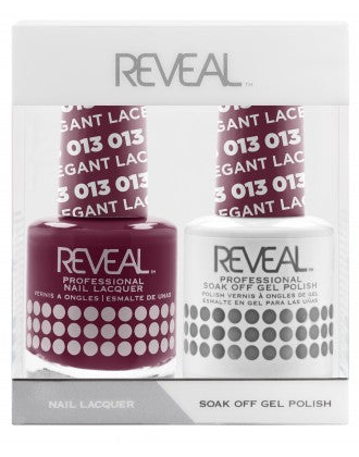 Bộ đôi sơn bóng và gel Reveal - 013 Elegant Lace