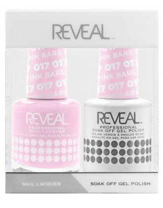 Bộ đôi sơn bóng và gel Reveal - 017 Bare Pink