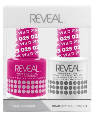 Bộ đôi sơn bóng và gel Reveal - 025 Wild Pink