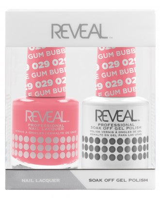 Bộ đôi sơn bóng và gel Reveal - 029 Bubble Gum
