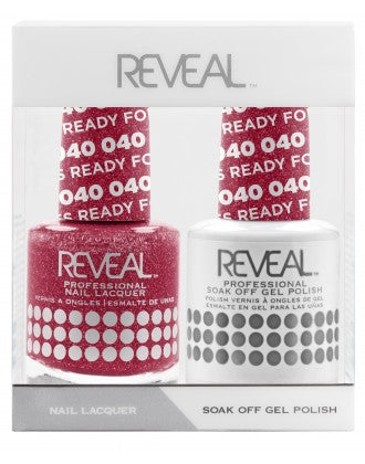 Bộ đôi sơn bóng và gel Reveal - 040 Ready For Rubies