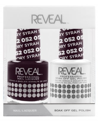 Bộ đôi sơn bóng và gel Reveal - 052 Savoury Syrah
