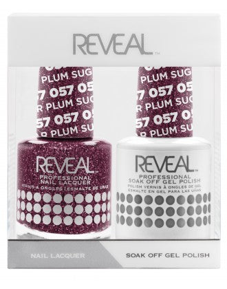 Bộ đôi sơn bóng và gel Reveal - 057 Sugar Plum