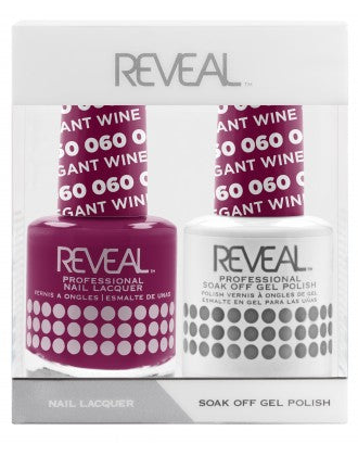 Bộ đôi sơn mài và gel Reveal - 060 Elegant Wine