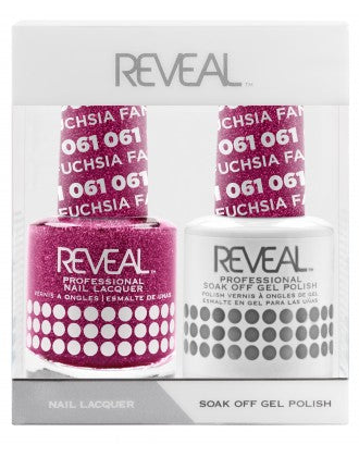 Bộ đôi sơn bóng và gel Reveal - 061 Fuchsia Fantasy