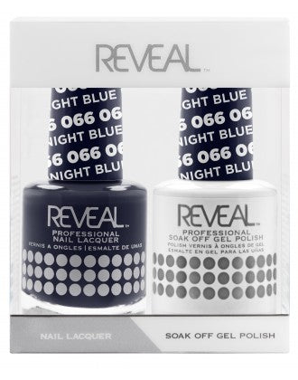 Bộ đôi sơn bóng và gel Reveal - 066 Midnight Blue