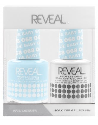 Bộ đôi sơn bóng và gel Reveal - 068 Baby Blue