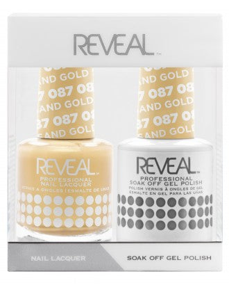 Bộ đôi sơn mài và gel Reveal - 087 Dipped In Gold