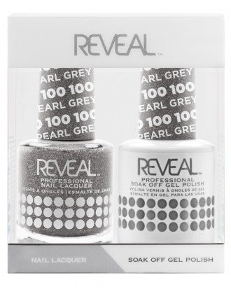Bộ đôi sơn bóng và gel Reveal - 100 Grey Pearl