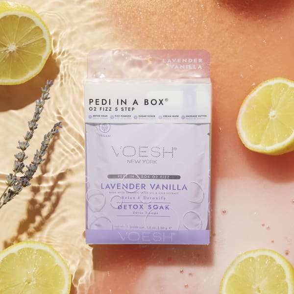 VOESH Pedi in a Box O2 Fizz 5 Bước - Hoa oải hương 