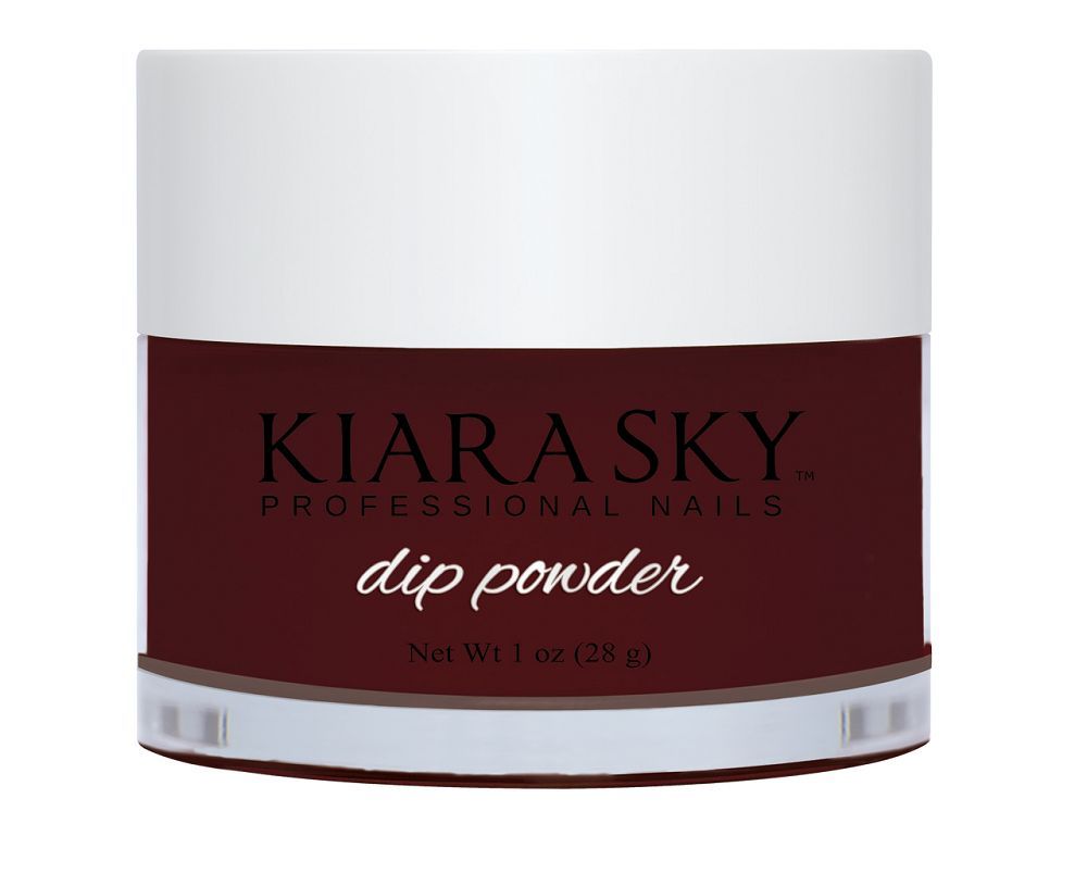 Kiara Sky Dipping Powder - D545 Riyalistic Maroon Attribute D545 RIYALISTIC Size 1oz