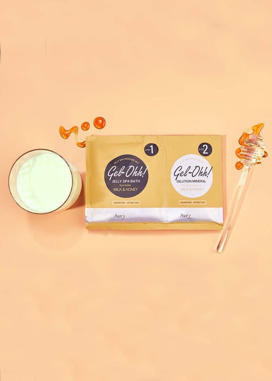 Avry Beauty Gel-Ohh Jelly Spa Bath - Sữa &amp; Mật ong 