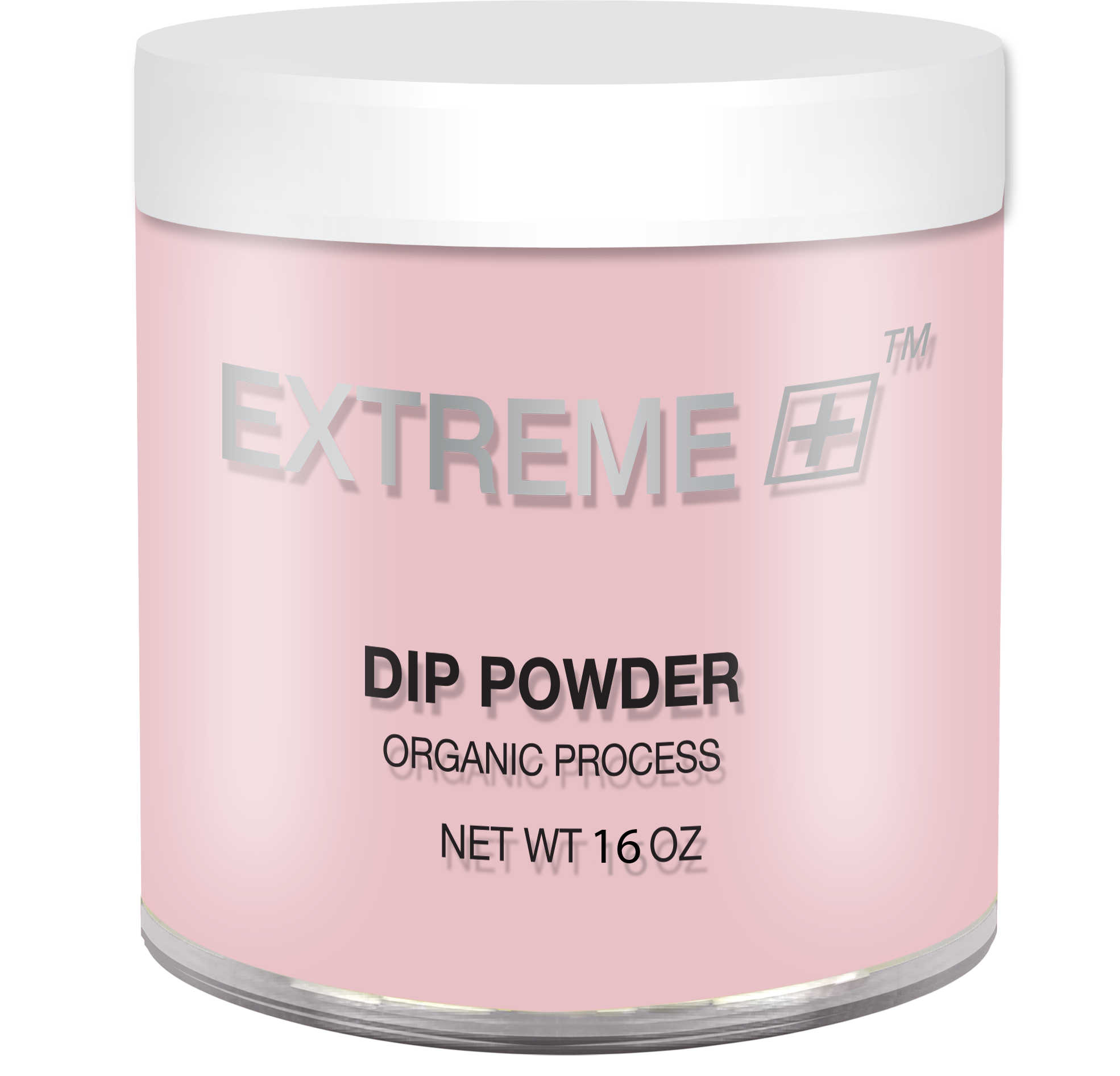 EXTREME+ Dipping Powder Organic - Pink &amp; White: Intense Pink - 16 oz